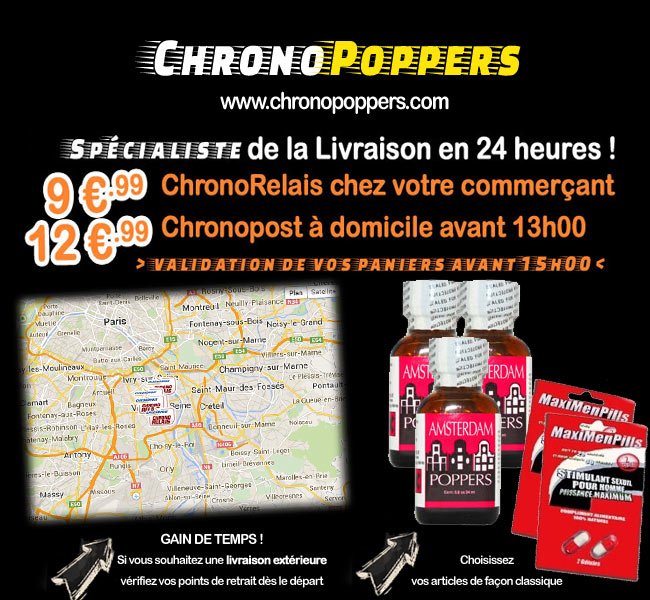 Achat poppers rapide
