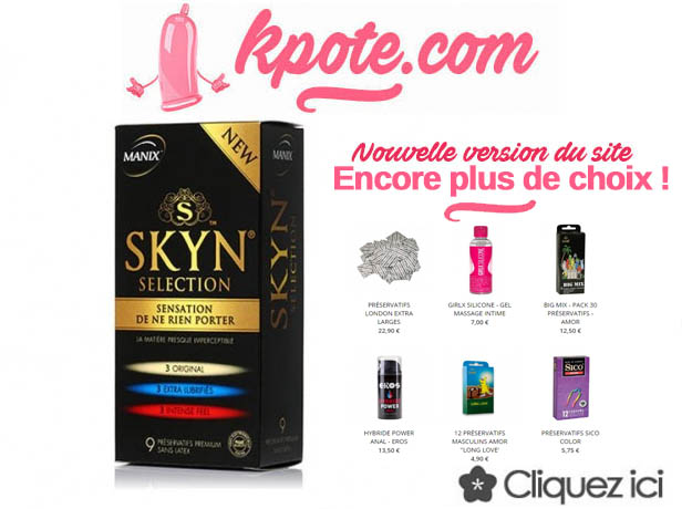 Site de vente de préservatifs moins chers: kpote.com
